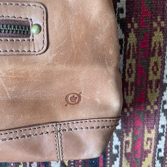 Unique Vintage BØRN Leather Crossbody Bag - Picture 3 of 9